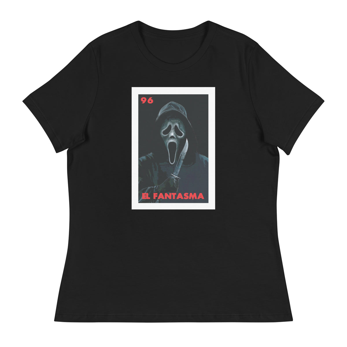 Women&#39;s El Fantasma (Ghostface) Loteria T-Shirt