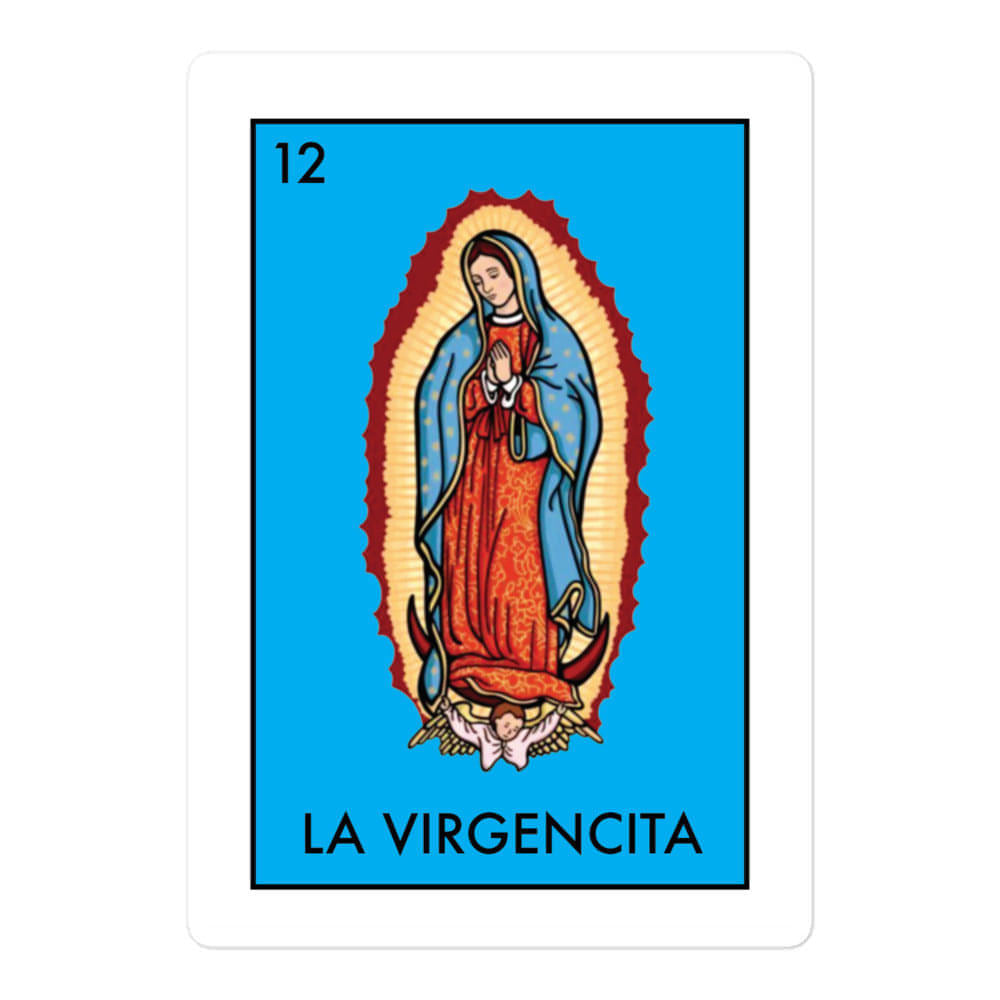 La Virgencita Loteria Sticker