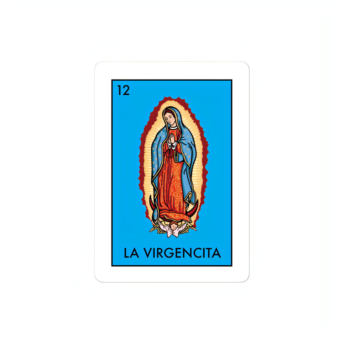 Loteria La Virgencita Pegatina