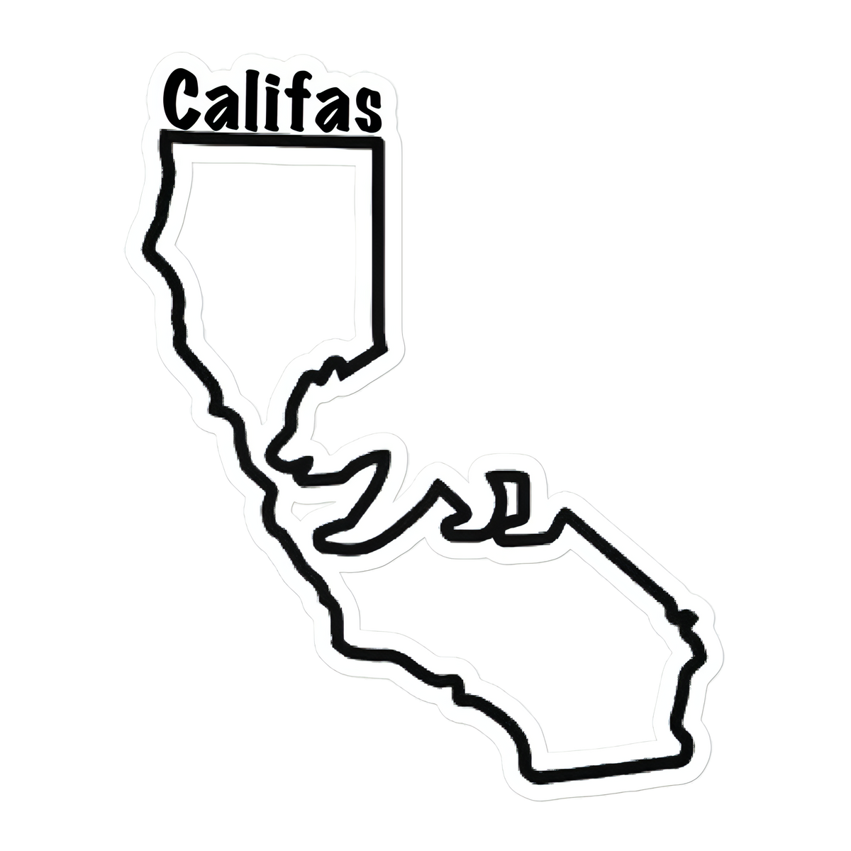 Califas (California) sticker