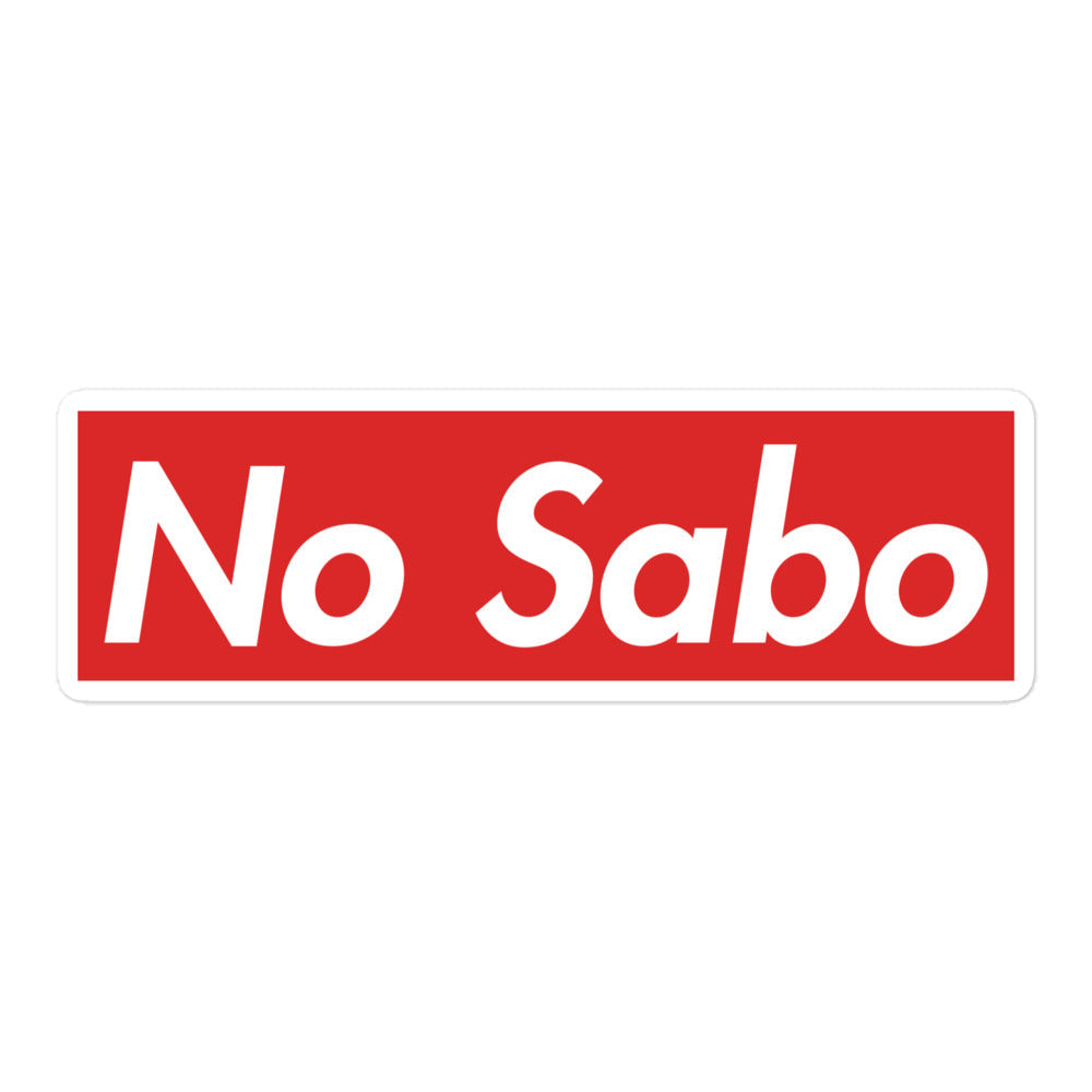 No Sabo Sticker